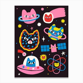Cat Space Canvas Print