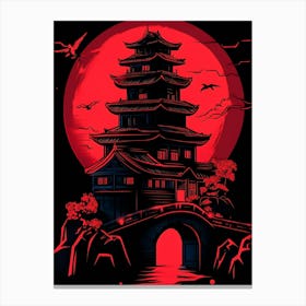 Japanese Pagoda Canvas Print