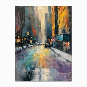 New York City Street 1 Canvas Print