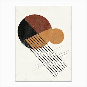 Darmstadt Streamline - Minimalist Bauhaus Canvas Print