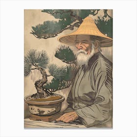 Bonsai Man Canvas Print