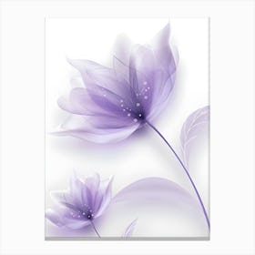 Purple Flowers Canvas Print