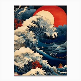 Great Wave Off Kanagawa 1 Canvas Print