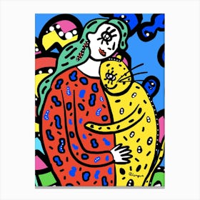 Cheethas Lady Clemyart Canvas Print