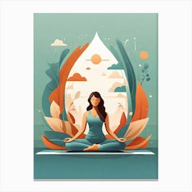Yoga Practice Canvas Print