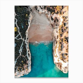 Algarve Drone | Beaches in Portugal Aerial photography Canvas Print