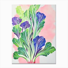 Bok Choy Marker vegetable Canvas Print