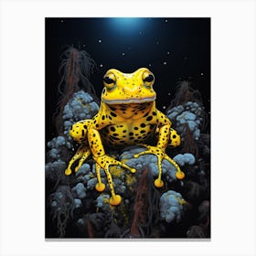 Golden Poison Frog Realistic 2 Canvas Print