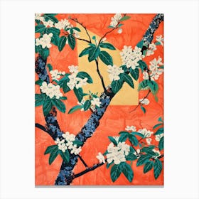 Great Japan Hokusai Japanese Floral 21 Canvas Print
