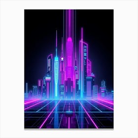 Flux Schnell Design An Ultramodern Futuristic Wall Art Piece T 1 Canvas Print