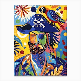 Matisse Inspired, Pirate, Fauvism Style Canvas Print