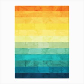 Gradient tropical landscape 1 Canvas Print