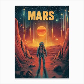 Mars : Explore the Red Planet Canvas Print