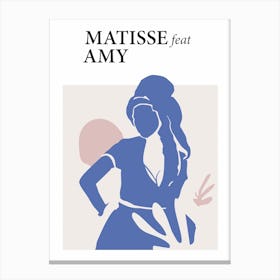Matisse Feat Amy Canvas Print