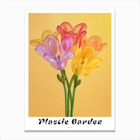 Dreamy Inflatable Flowers Poster Freesia 3 Canvas Print