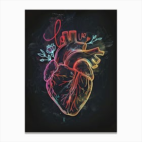 Heart Of Love 5 Canvas Print