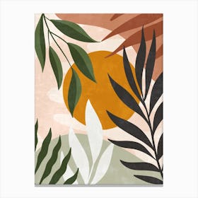 Tropical Leaves 15 Canvas Print