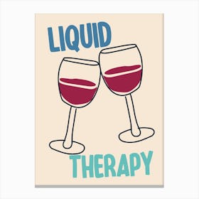 Liquid Therapy Canvas Print