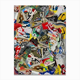 Nike Collage Canvas Print