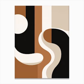 Bauhaus Melange: Abstract Geometric Symphony Canvas Print