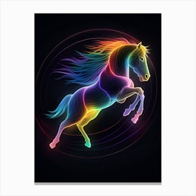 Rainbow Horse 19 Canvas Print