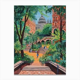 Postman S Park London Parks Garden 4 Painting Canvas Print