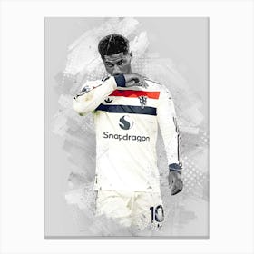 Marcus Rashford Drawing Canvas Print