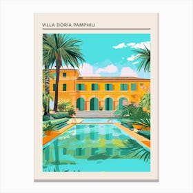 Villa Doria Pamphili Rome Italy Canvas Print