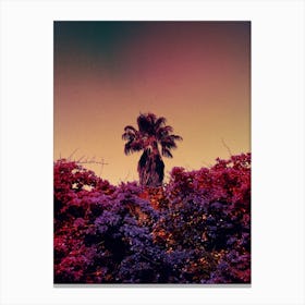 Palm Tree Print 'Oliv' Canvas Print