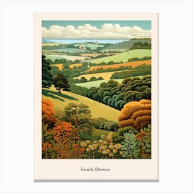 South Downs Canvas Print