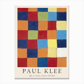 Paul Kl 1 Canvas Print