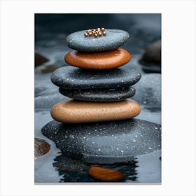 Zen Stones 9 Canvas Print