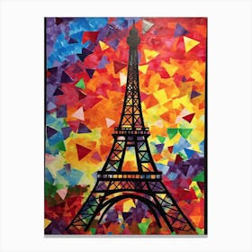 Eiffel Tower Paris Matisse Style 1 Canvas Print