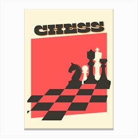 Chess retro Canvas Print