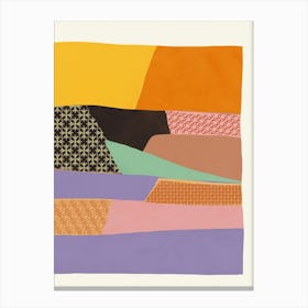 Abstract collage ii Canvas Print