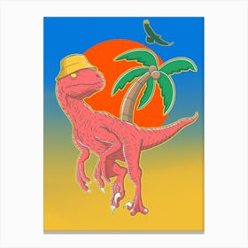 Raptor Summer Canvas Print
