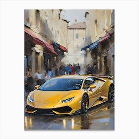 Tribute To Lamborghini  Canvas Print