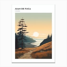 Juan De Fuca Marine Trail Canada 1 Hiking Trail Landscape Poster Canvas Print