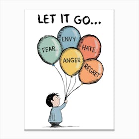 Let It Go Canvas Print