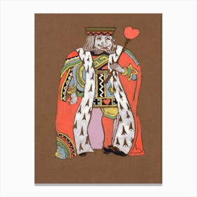 King Of Hearts (1915), Alice in Wonderland Canvas Print
