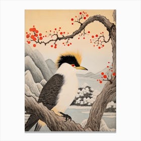 Bird Illustration Cormorant 2 Canvas Print