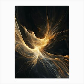 Abstract Golden Light 2 Canvas Print