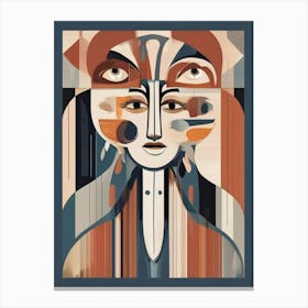 Woman'S Face 5 Canvas Print