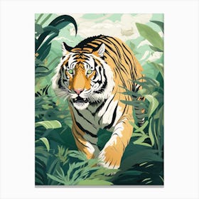 Tiger In The Jungle 43 Canvas Print