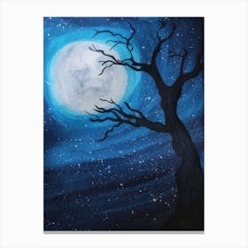 Full moon Canvas Print