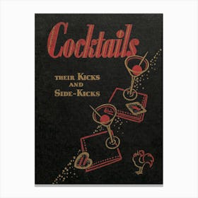 Cocktails, Their Kicks And Sidekicks Canvas Print