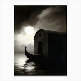 House On The Water Canvas Print