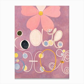 The Ten Largest No 5 Adulthood By Hilma Af Klint (1907) Canvas Print