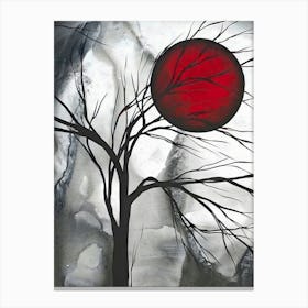 Red Sun In The Sky Canvas Print