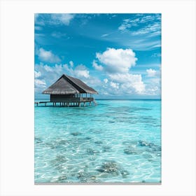 Hut On The Beach 1 Canvas Print